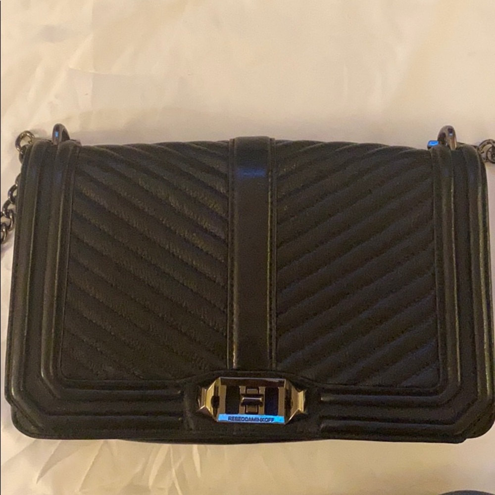 Rebecca Minkoff Black Mini Mac Satchel
